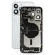 Apple iPhone 14 Pro Max - Zadný Housing s Malými Dielmi (Silver)