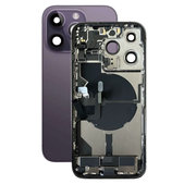 Apple iPhone 14 Pro - Zadný Housing s Malými Dielmi (Deep Purple)