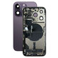 Apple iPhone 14 Pro - Zadný Housing s Malými Dielmi (Deep Purple)