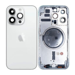 Apple iPhone 14 Pro - Zadný Housing (Silver)