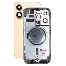 Apple iPhone 14 Pro - Zadný Housing (Gold)