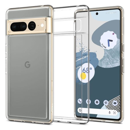 Spigen - Puzdro Ultra Hybrid pre Google Pixel 7 Pro, transparentná