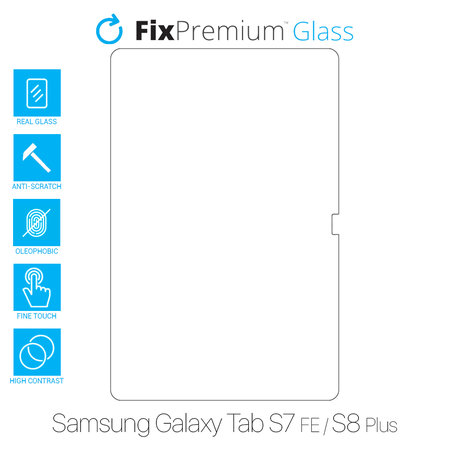FixPremium Glass - Tvrdené Sklo pre Samsung Galaxy Tab S7 FE a S8 Plus