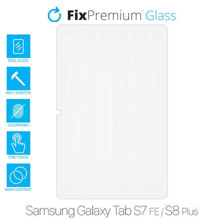 FixPremium Glass - Tvrdené Sklo pre Samsung Galaxy Tab S7 FE a S8 Plus