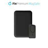 FixPremium - MagSafe PowerBank 5000mAh, čierna