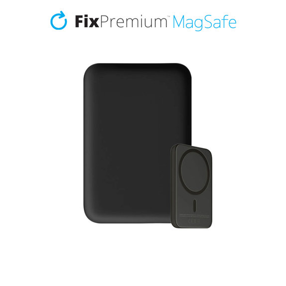 FixPremium - MagSafe PowerBank 5000mAh, čierna