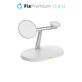FixPremium - MagSafe Stojan 3v1 pre iPhone, Apple Watch a AirPods, biela