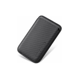 FixPremium - MagSafe Carbon Peňaženka, čierna