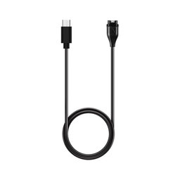 FixPremium - USB-C Nabíjací Kábel pre Garmin Hodinky, čierna