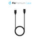 FixPremium - USB-C Nabíjací Kábel pre Garmin Hodinky, čierna
