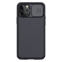 Nillkin - Puzdro CamShield pre iPhone 12 a 12 Pro, čierna