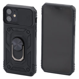 FixPremium - Puzdro CamShield pre iPhone 12 mini, čierna