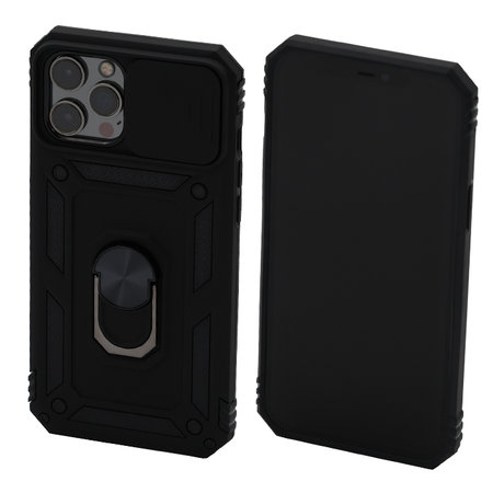 FixPremium - Puzdro CamShield pre iPhone 12 Pro Max, čierna