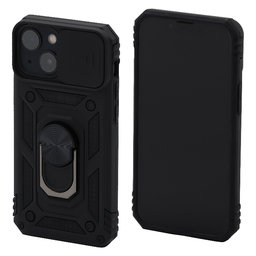 FixPremium - Puzdro CamShield pre iPhone 13 mini, čierna