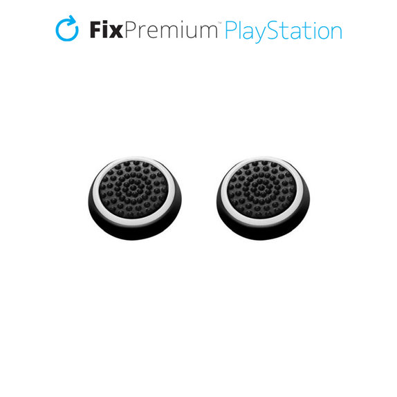 FixPremium - PS4/PS5 Controller Grip Caps - Set 2ks, biela