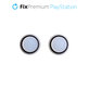 FixPremium - PS4/PS5 Controller Grip Caps - Set 2ks, transparentná čierna