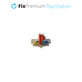 FixPremium - Retro Home Button pre PS5 DualSense, biela