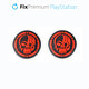 FixPremium - PS4/PS5 Skull Controller Grip Caps - Set 2ks