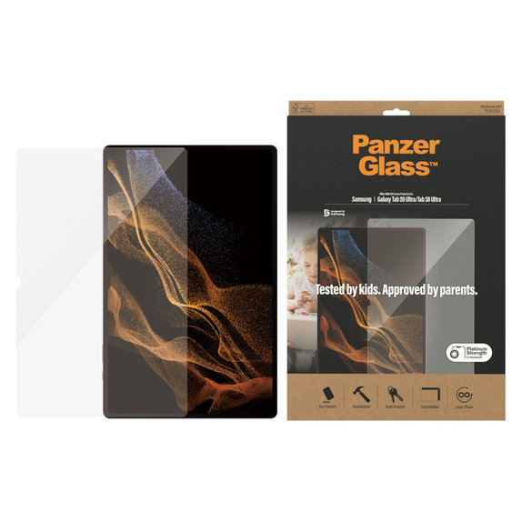 Tvrdené sklo UWF pre Samsung Galaxy Tab S9 Ultra/Tab S8 Ultra, Číra, PanzerGlass