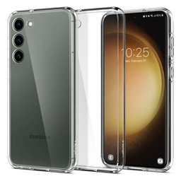 Spigen - Puzdro Ultra Hybrid pre Samsung Galaxy S23, Crystal Clear