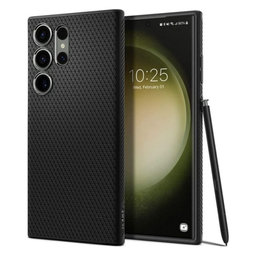 Spigen - Puzdro Liquid Air pre Samsung Galaxy S23 Ultra, matte black