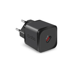 SBS - 30W Nabíjací Adaptér USB-C, PD, čierna