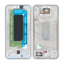 Samsung Galaxy A34 5G A346B - Stredný Rám (Silver) - GH82-31312B Genuine Service Pack