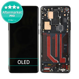 OnePlus 8 Pro - LCD Displej + Dotykové Sklo + Rám (Black) OLED