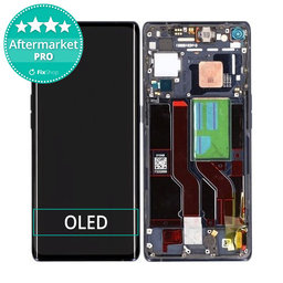 Oppo Find X3 Neo - LCD Displej + Dotykové Sklo + Rám (Starlight Black) OLED
