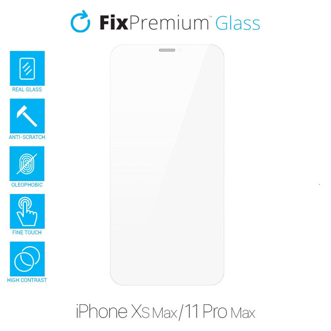 FixPremium Glass - Tvrdené Sklo pre iPhone XS Max a 11 Pro Max