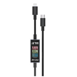 AV-Line - Smart Detekčný Nabíjací Kábel (Lightning - USB-C)