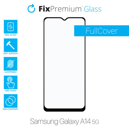 FixPremium FullCover Glass - Tvrdené Sklo pre Samsung Galaxy A14 5G