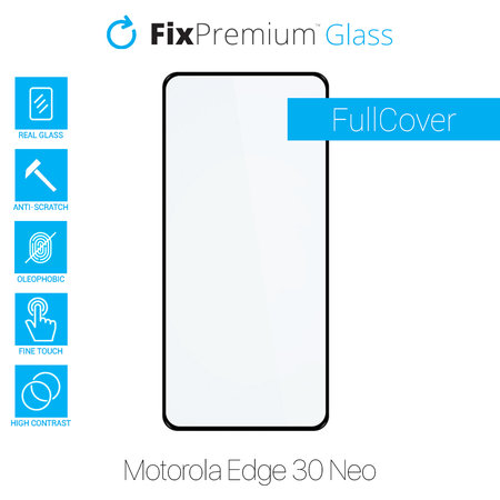 FixPremium FullCover Glass - Tvrdené Sklo pre Motorola Edge 30 Neo