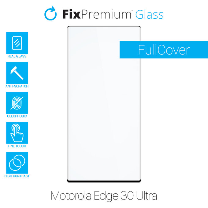 FixPremium FullCover Glass - Tvrdené Sklo pre Motorola Edge 30 Ultra