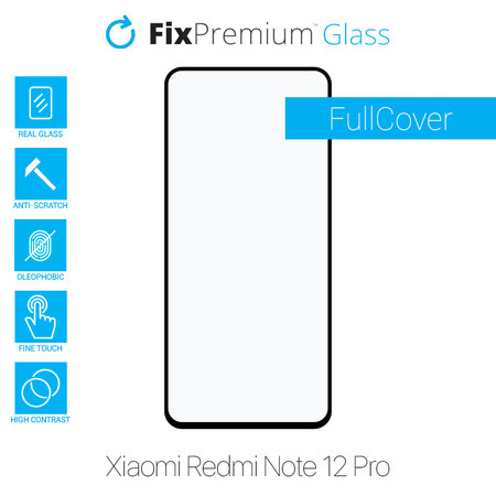 FixPremium FullCover Glass - Tvrdené Sklo pre Xiaomi Redmi Note 12 Pro