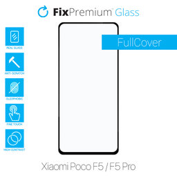 FixPremium FullCover Glass - Tvrdené Sklo pre Poco F5 a F5 Pro