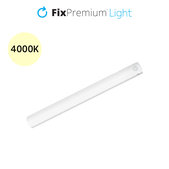 FixPremium - LED Nočné Svetlo s Pohybovým Senzorom (teplá žltá), (0.3m), biela