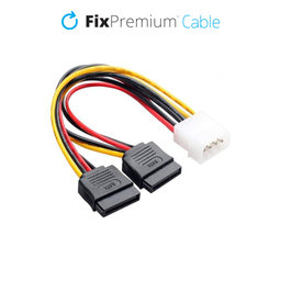 FixPremium - Napájací Kábel - IDE ATA / 2x SATA