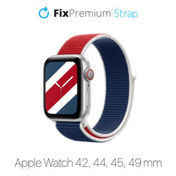 FixPremium - Nylonový Remienok pre Apple Watch (42, 44, 45 a 49mm), international