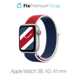 FixPremium - Nylonový Remienok pre Apple Watch (38, 40 a 41mm), international