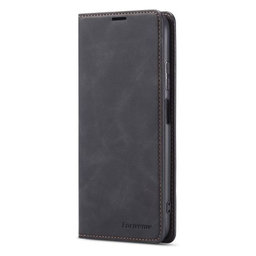 FixPremium - Puzdro Business Wallet pre iPhone 12 mini, čierna