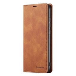 FixPremium - Puzdro Business Wallet pre iPhone 12 a 12 Pro, hnedá