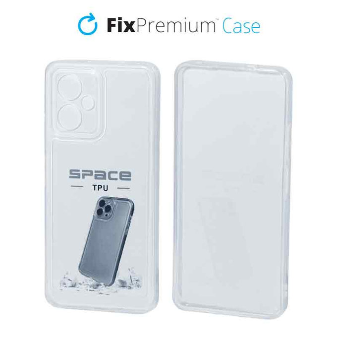 FixPremium - Puzdro Invisible pre Xiaomi Redmi Note 12 5G, transparentná