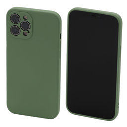 FixPremium - Puzdro Rubber pre iPhone 12 Pro Max, zelená