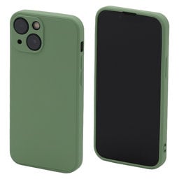 FixPremium - Puzdro Rubber pre iPhone 13 mini, zelená