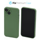 FixPremium - Puzdro Rubber pre iPhone 13 a 14, zelená