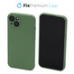 FixPremium - Puzdro Rubber pre iPhone 13 a 14, zelená