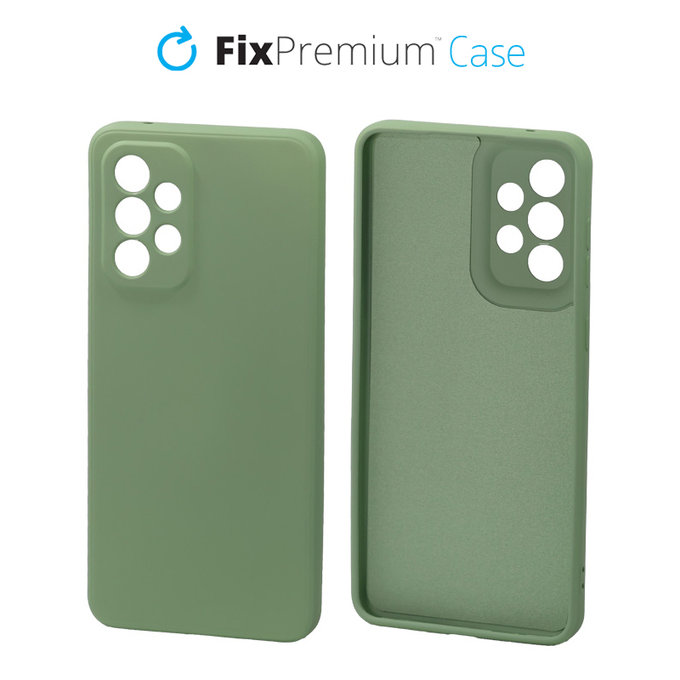 FixPremium - Puzdro Rubber pre Samsung Galaxy A33 5G, zelená