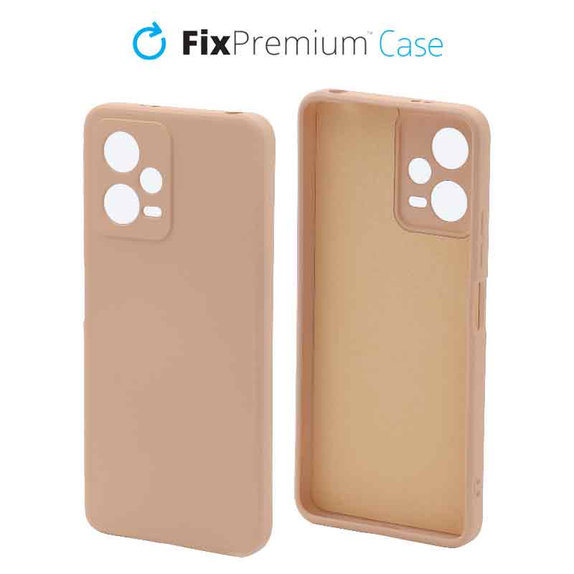 FixPremium - Puzdro Rubber pre Xiaomi Redmi Note 12 5G, oranžová