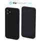 FixPremium - Puzdro Rubber pre iPhone 12 mini, čierna